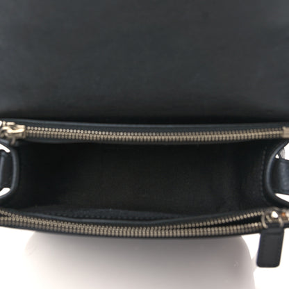 Alexander McQueen Calfskin Studded Small Padlock Crossbody Bag Black 4 of 7