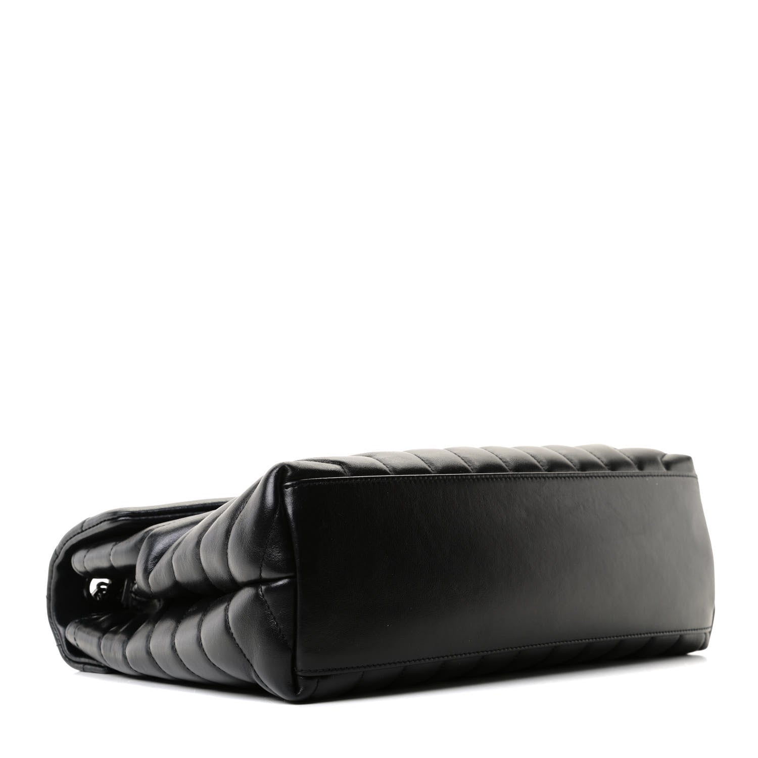 Saint Laurent Calfskin Y Quilted Monogram Medium Loulou Chain Satchel Black 4 of 12