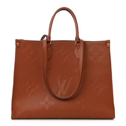 Louis Vuitton Empreinte Monogram Giant Onthego GM Cognac 1 of 10