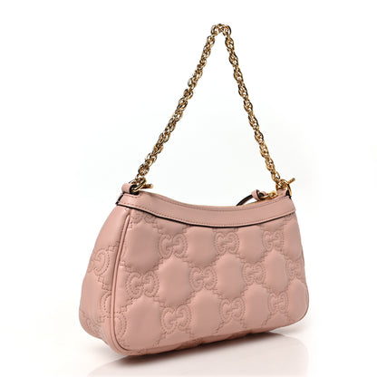 Gucci Calfskin GG Matelasse Chain Handbag Perfect Pink Natural 3 of 8
