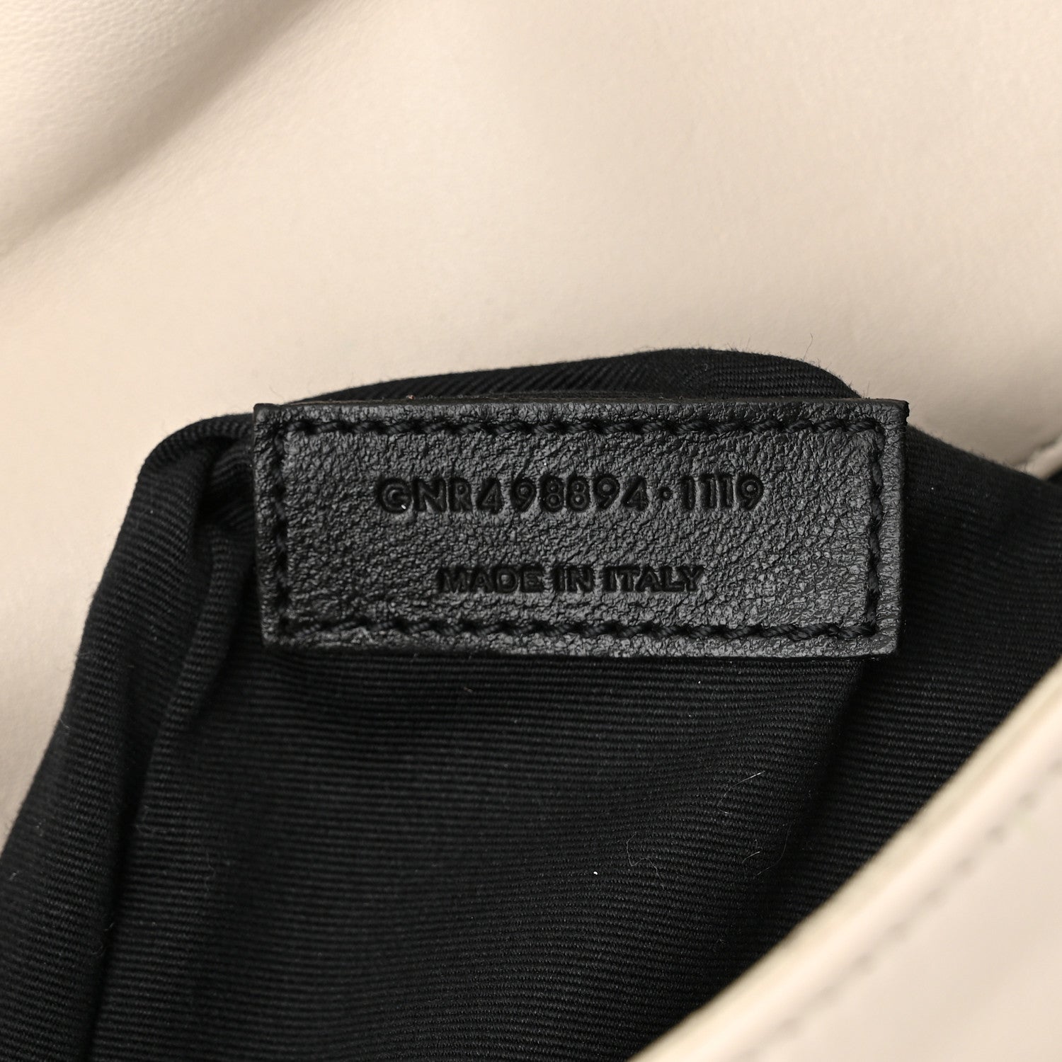 Saint Laurent Lambskin Matelasse Monogram Medium Niki Chain Satchel Nude Powder 8 of 16