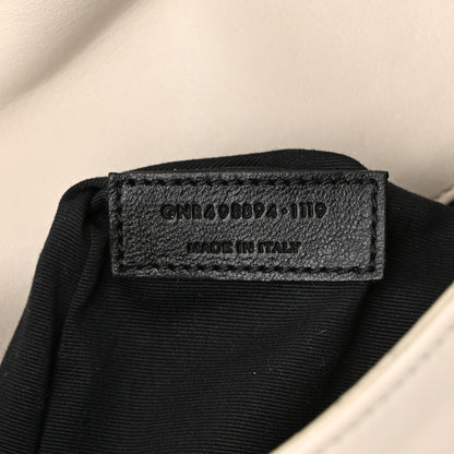 Saint Laurent Lambskin Matelasse Monogram Medium Niki Chain Satchel Nude Powder 8 of 16