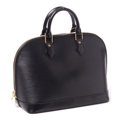 Louis Vuitton Epi Alma PM Black 2 of 9