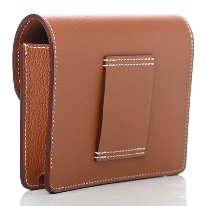 Hermes Evercolor Roulis Slim Wallet Gold 2 of 4