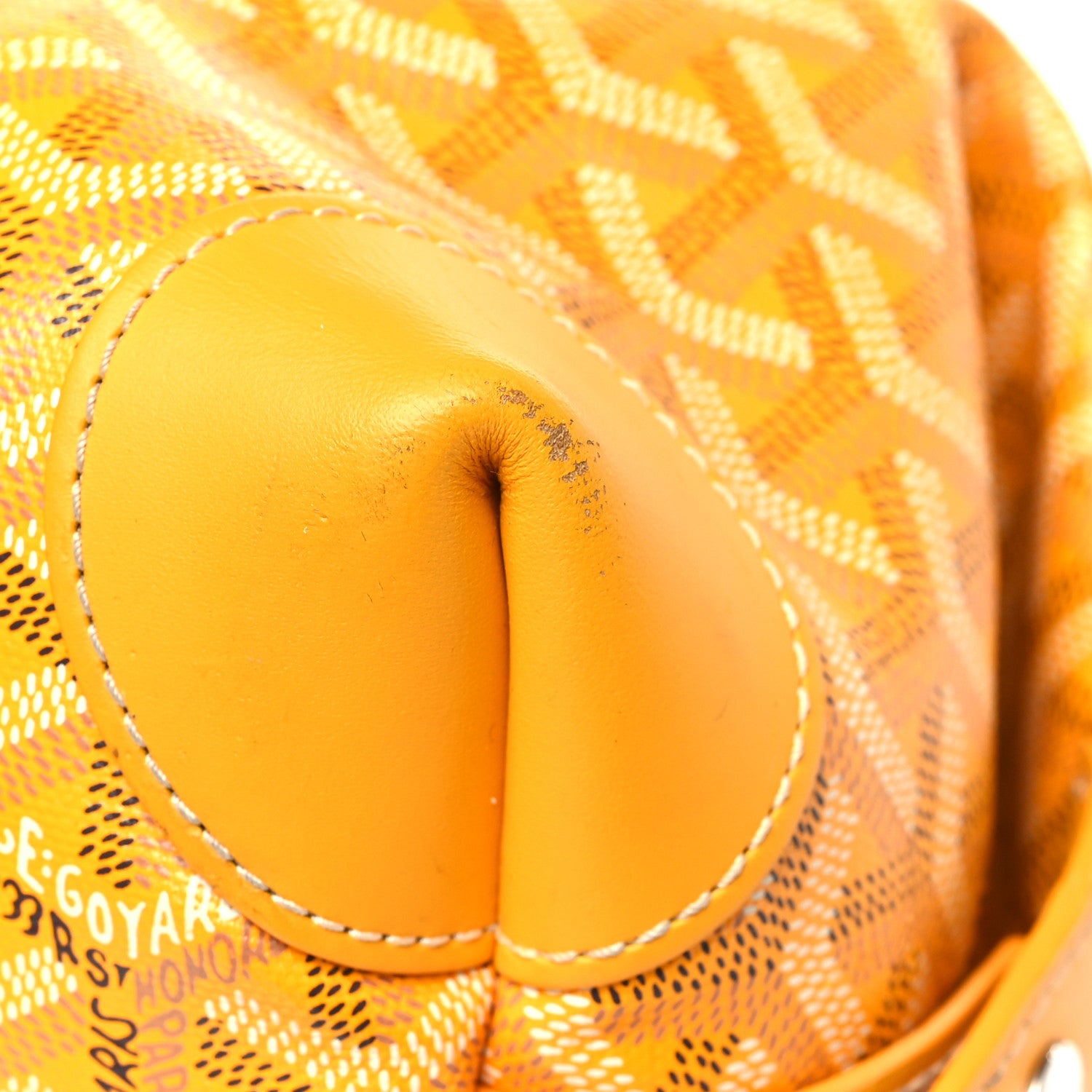 Goyard Goyardine Boeing 25 Trousse de Toilette Yellow 10 of 10