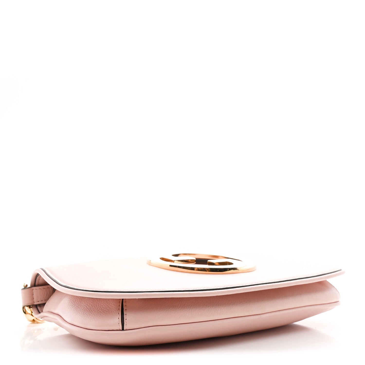 Gucci Roxy Calfskin Blondie Chain Shoulder Flap Bag Powder Pink 4 of 10