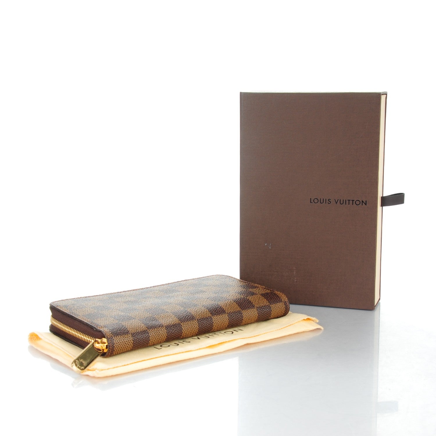 Louis Vuitton Damier Ebene Zippy Wallet 4 of 7