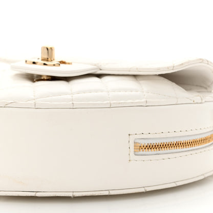 Chanel Lambskin Quilted CC In Love Heart Bag White 10 of 14
