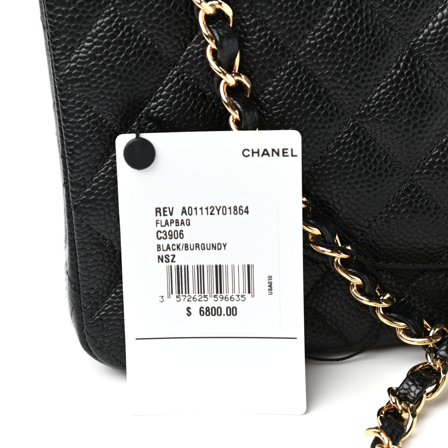 Chanel Caviar Quilted Medium Double Flap Black 12 of 12