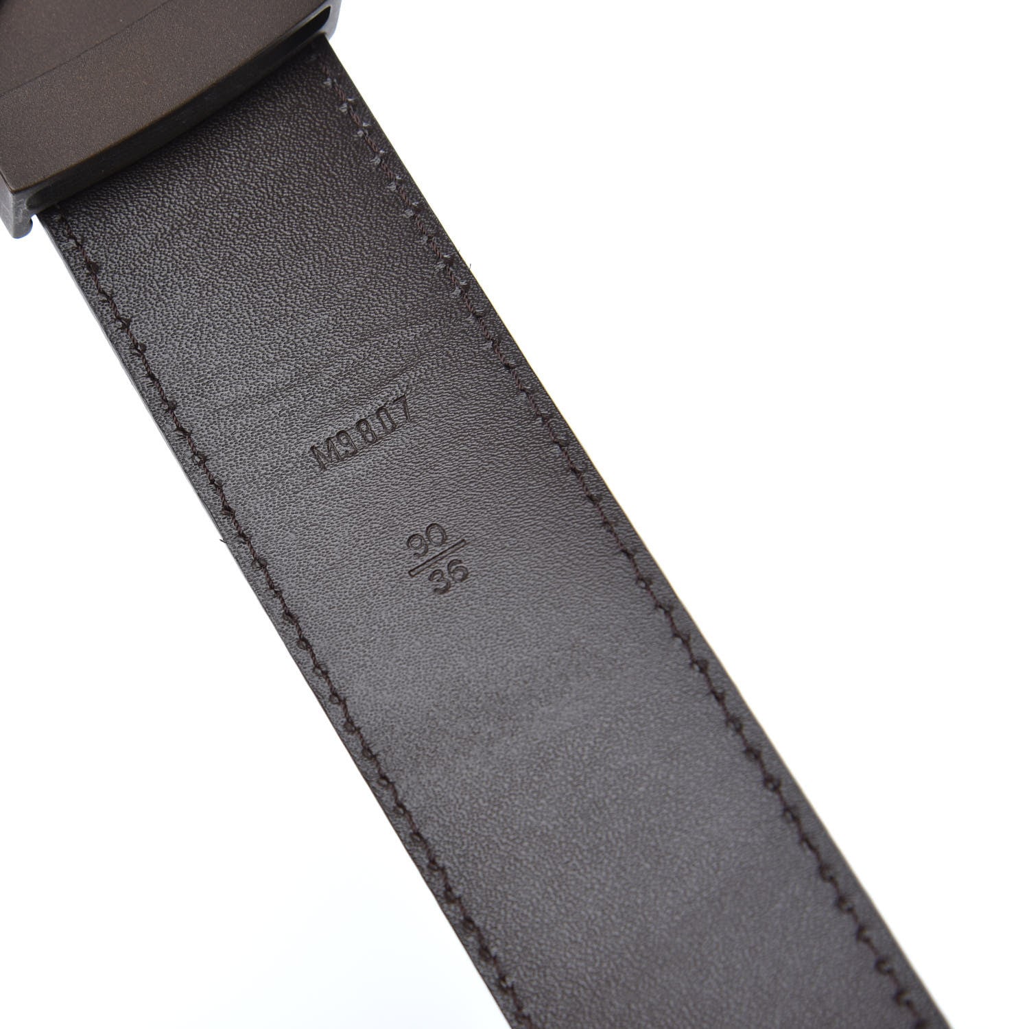 Louis Vuitton Damier Ebene 40mm LV Initiales Belt 90 36 3 of 6