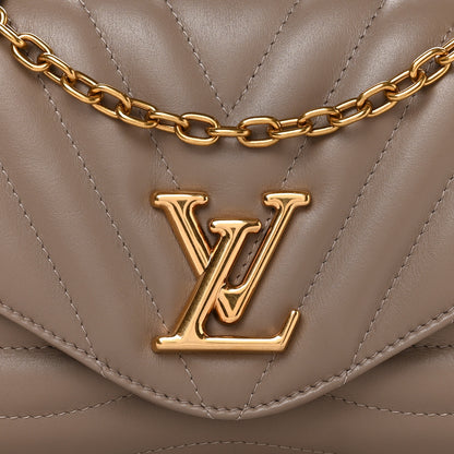 Louis Vuitton Calfskin LV New Wave Chain Bag Taupe 7 of 9
