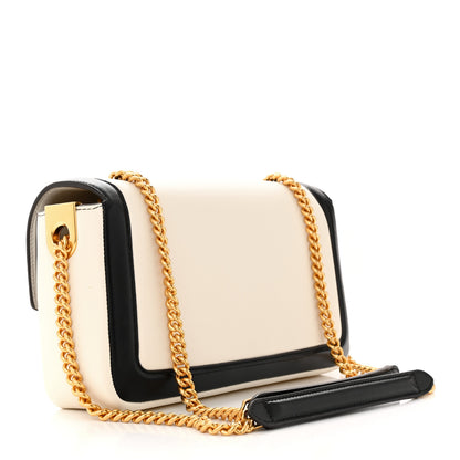 Fendi Nappa Apolo Bi-Color Chain Baguette Uovo Black 3 of 14