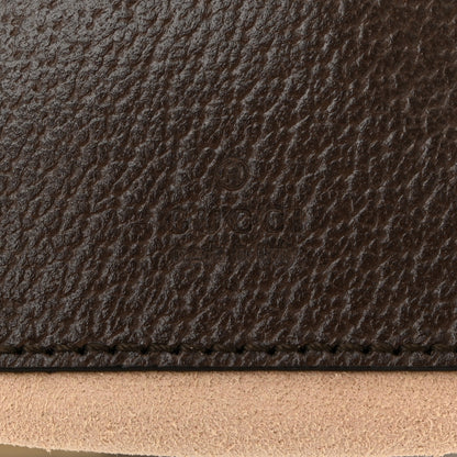 Gucci Monogram Jumbo GG Textured Dollar Calfskin Web Mini Ophidia Half Moon Hobo Camel Ebony New Acero 6 of 12