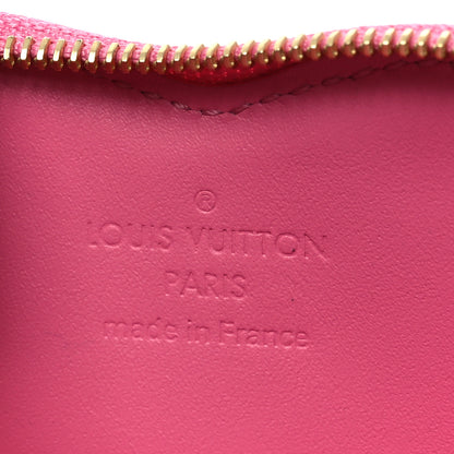 Louis Vuitton Vernis Flower Heart Coin Purse Light Pink 6 of 7