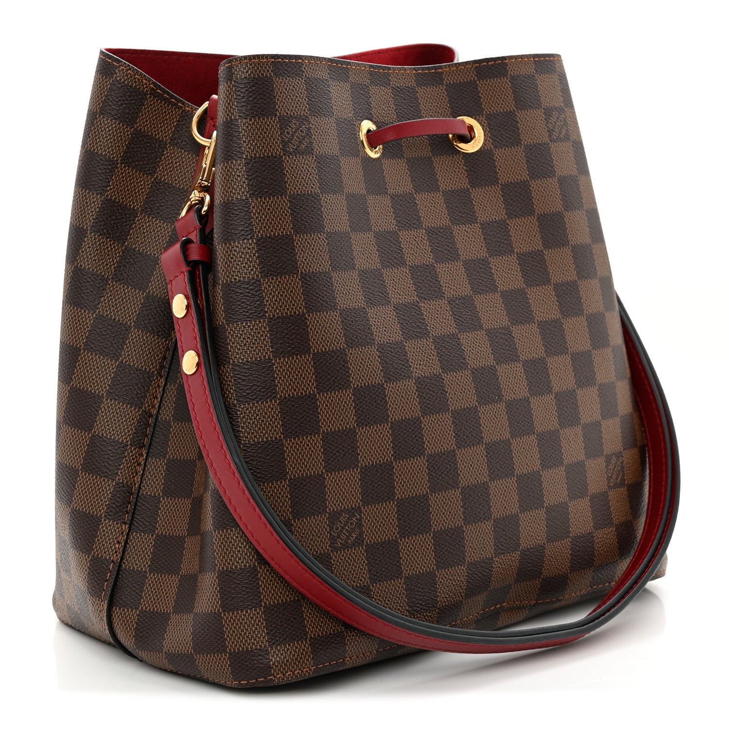 Louis Vuitton Damier Ebene Neonoe MM Cherry Berry 2 of 9