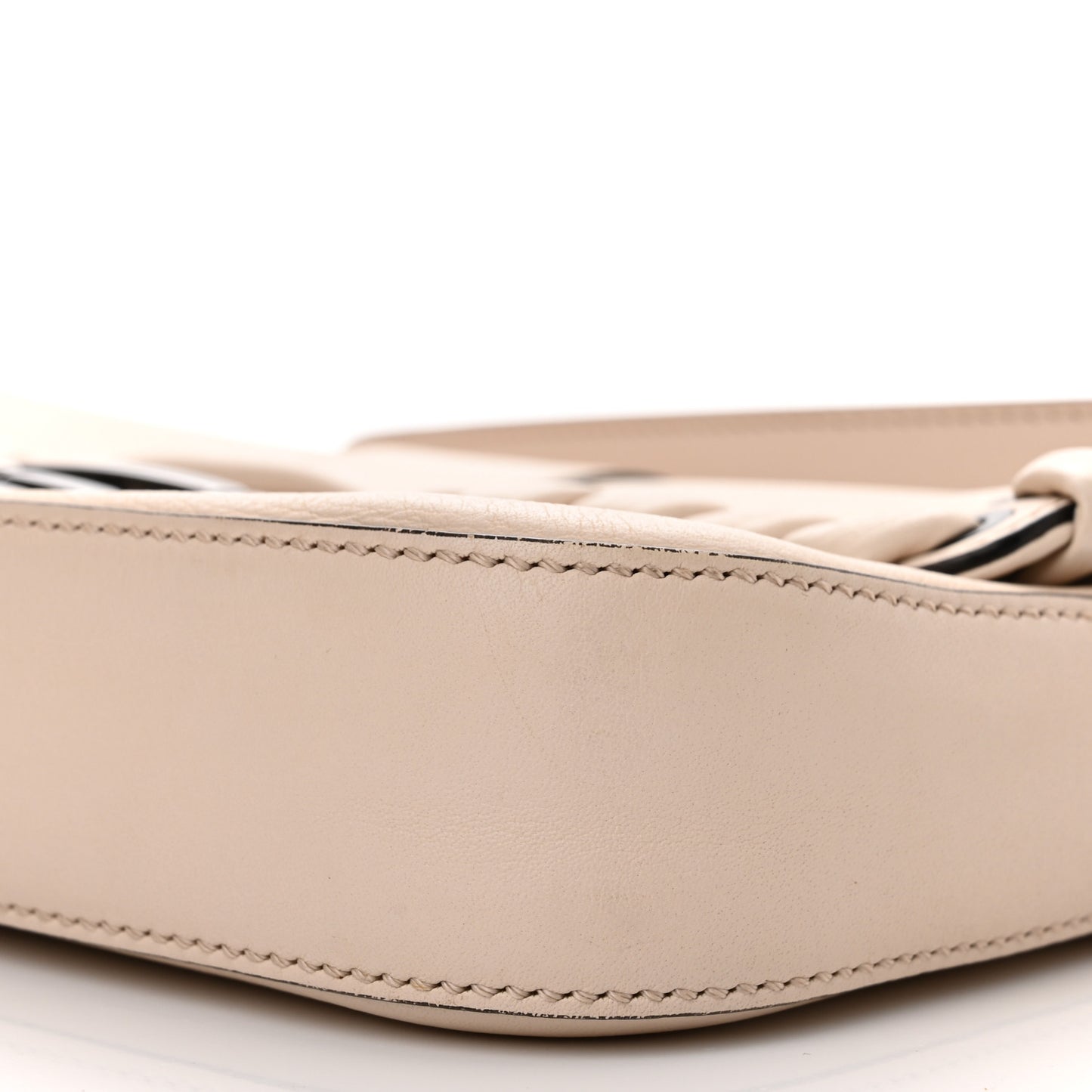 Vitello Dolce Lace Up Baguette Camelia