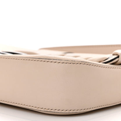 Fendi Vitello Dolce Lace Up Baguette Camelia 10 of 11