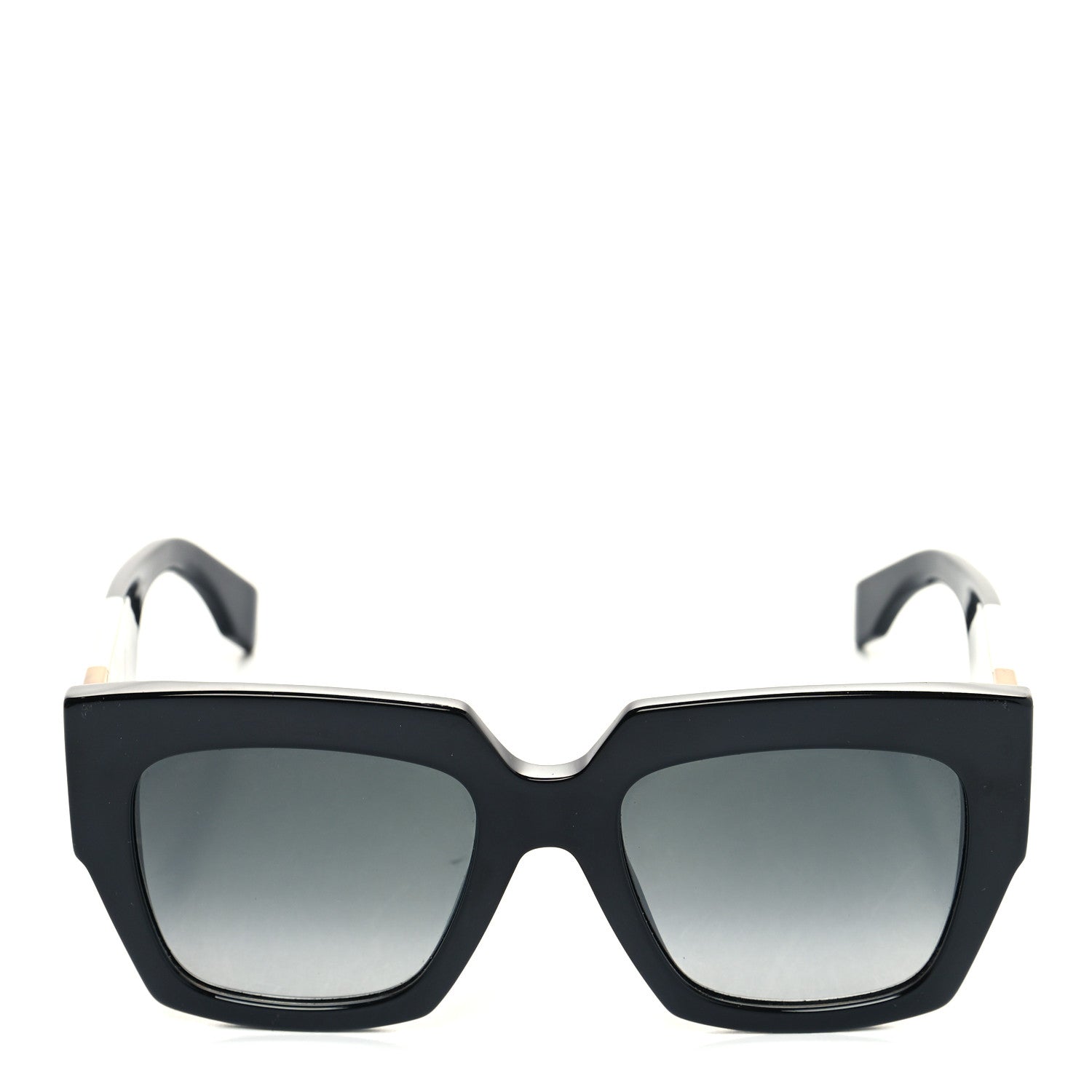 Fendi Facets Square Sunglasses FF 0263/S Black 2 of 9