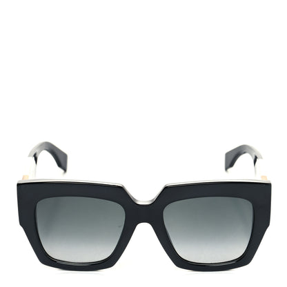 Fendi Facets Square Sunglasses FF 0263/S Black 2 of 9