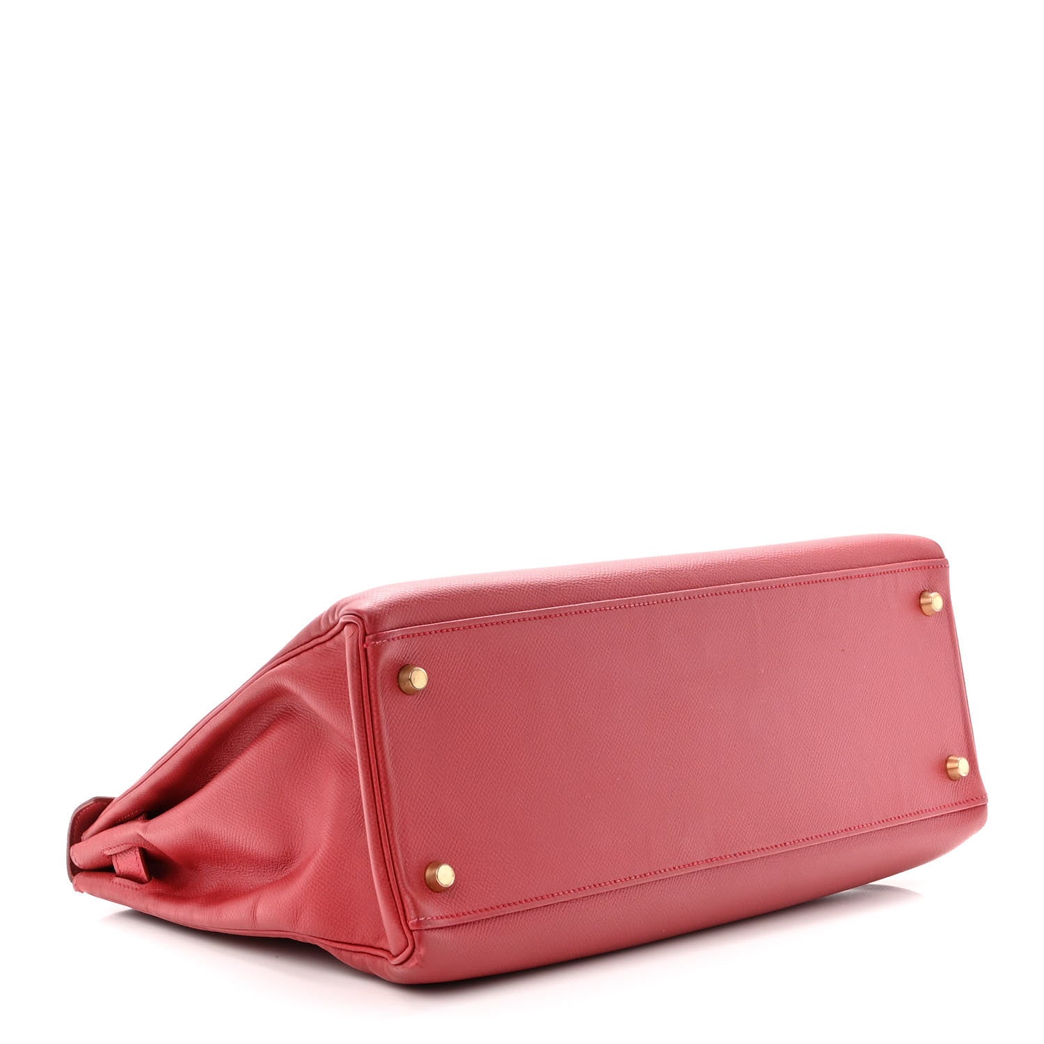 Hermes Courchevel Kelly Retourne 35 Rouge Vif 4 of 13