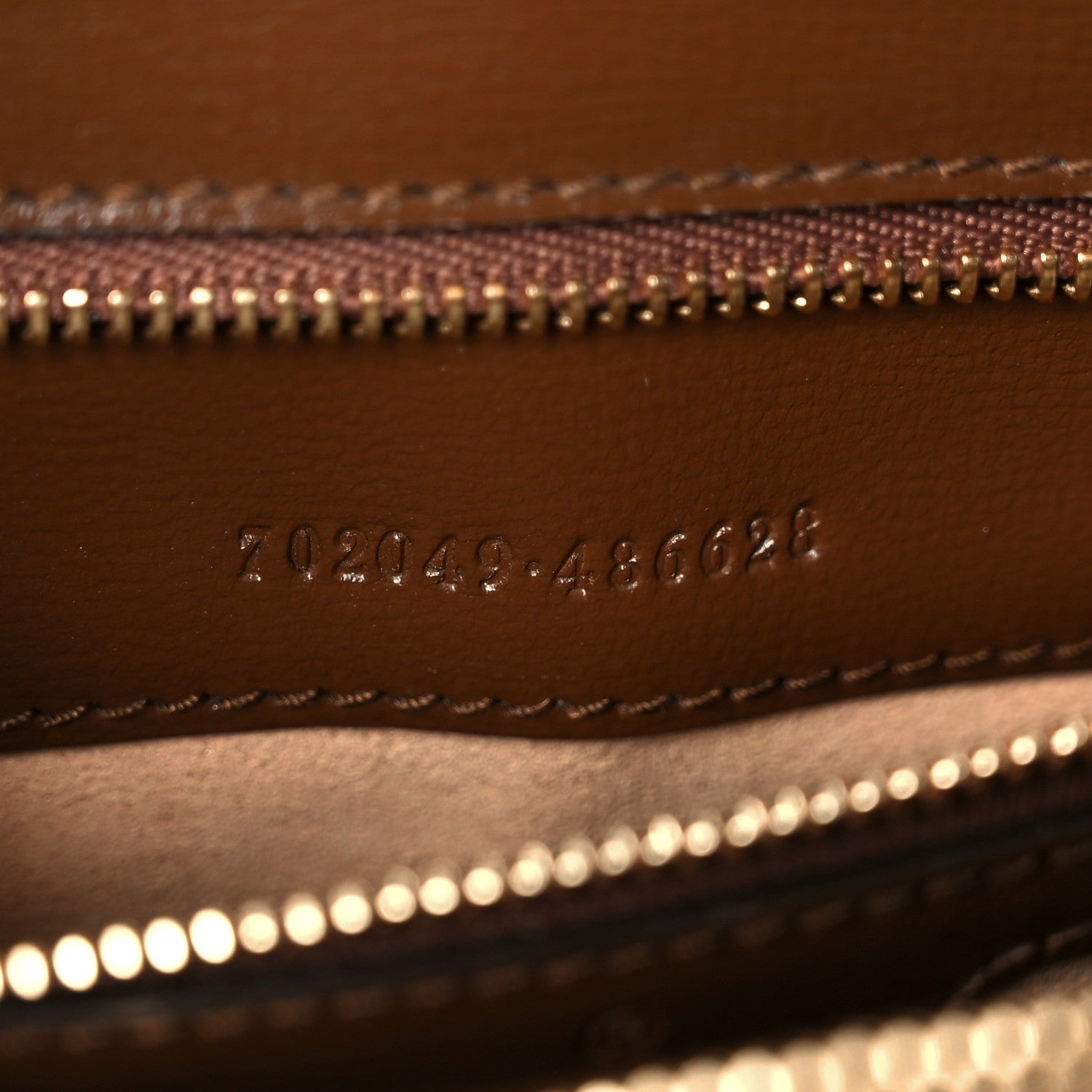 Gucci GG Supreme Monogram Calfskin Medium Horsebit 1955 Top Handle Bag Beige Ebony Brown Sugar 7 of 11