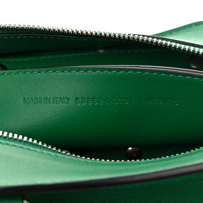 Balenciaga Smooth Calfskin Neo Classic Silver Hardware Mini City Grass Green 7 of 11