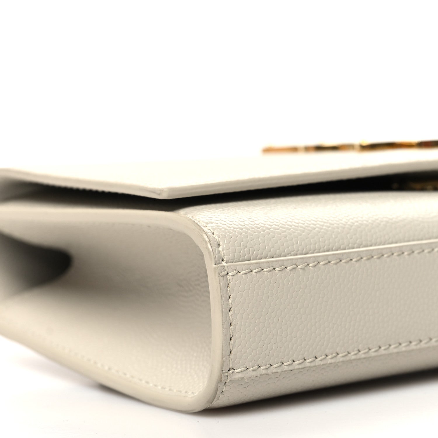 Saint Laurent Grain De Poudre Monogram Kate Belt Bag Crema Soft 8 of 9