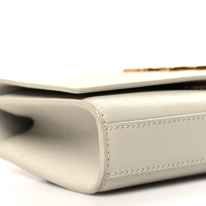 Saint Laurent Grain De Poudre Monogram Kate Belt Bag Crema Soft 8 of 9