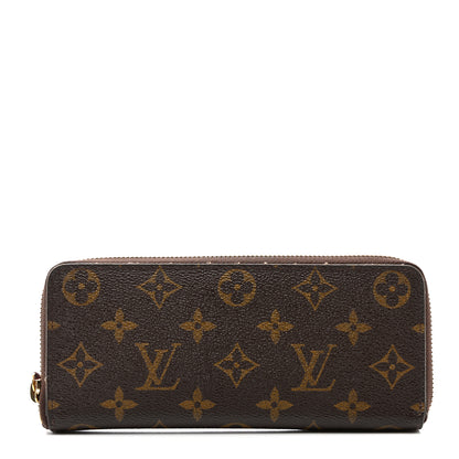 Louis Vuitton Monogram Clemence Wallet Fuchsia 1 of 8