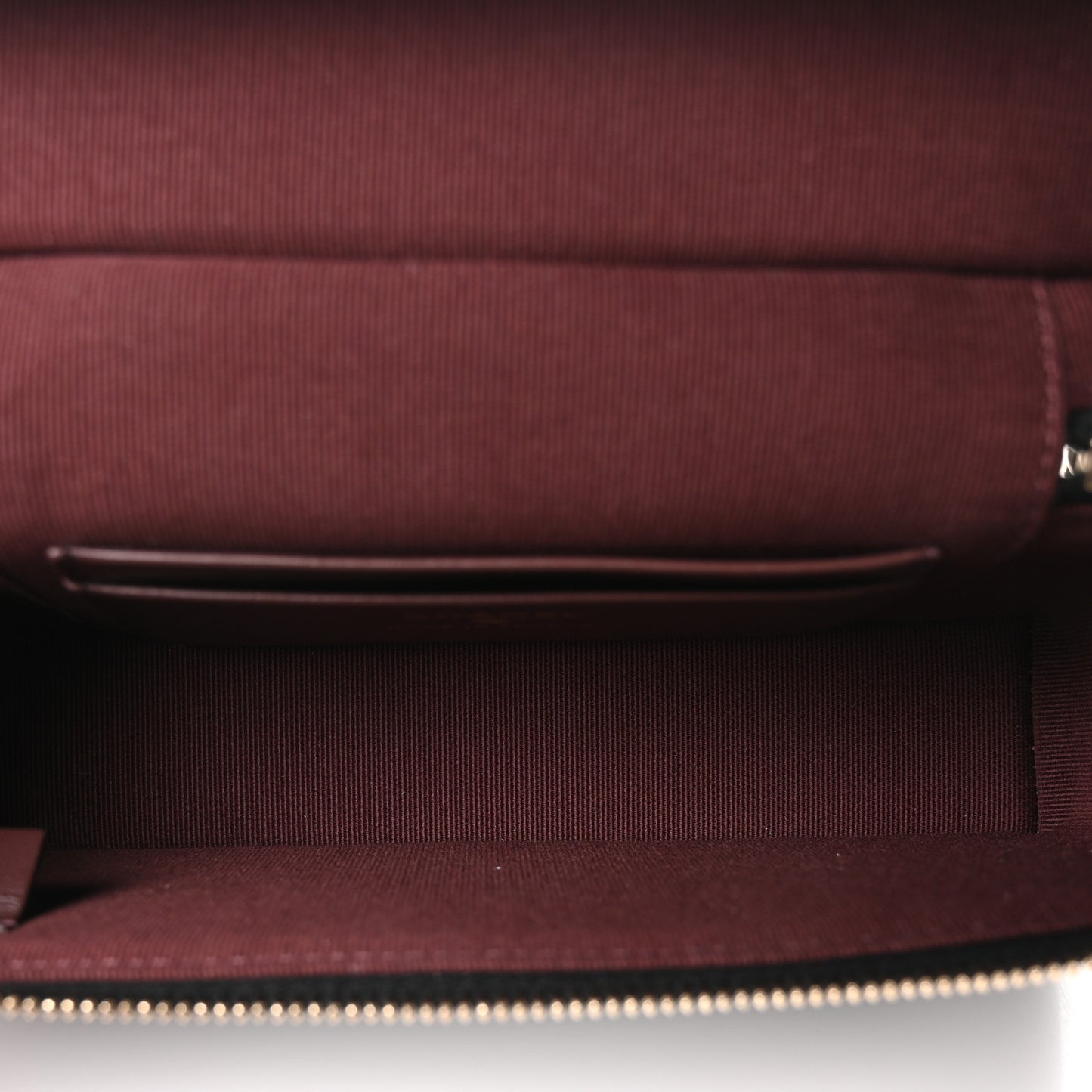 Caviar Quilted Top Handle Slim Vanity With Chain Black