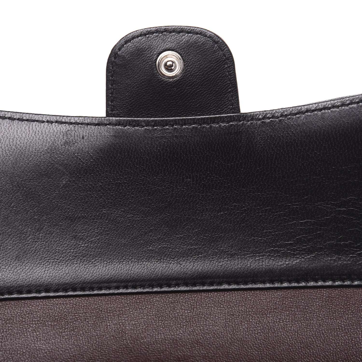 Chanel Lambskin Quilted Large Flap Wallet Black 10 of 11