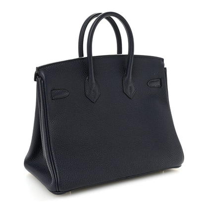 Hermes Togo Birkin 25 Bleu Nuit 3 of 13