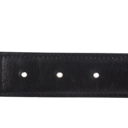 Hermes Box Togo 32mm Belt Strap 85 Black Gold 4 of 9