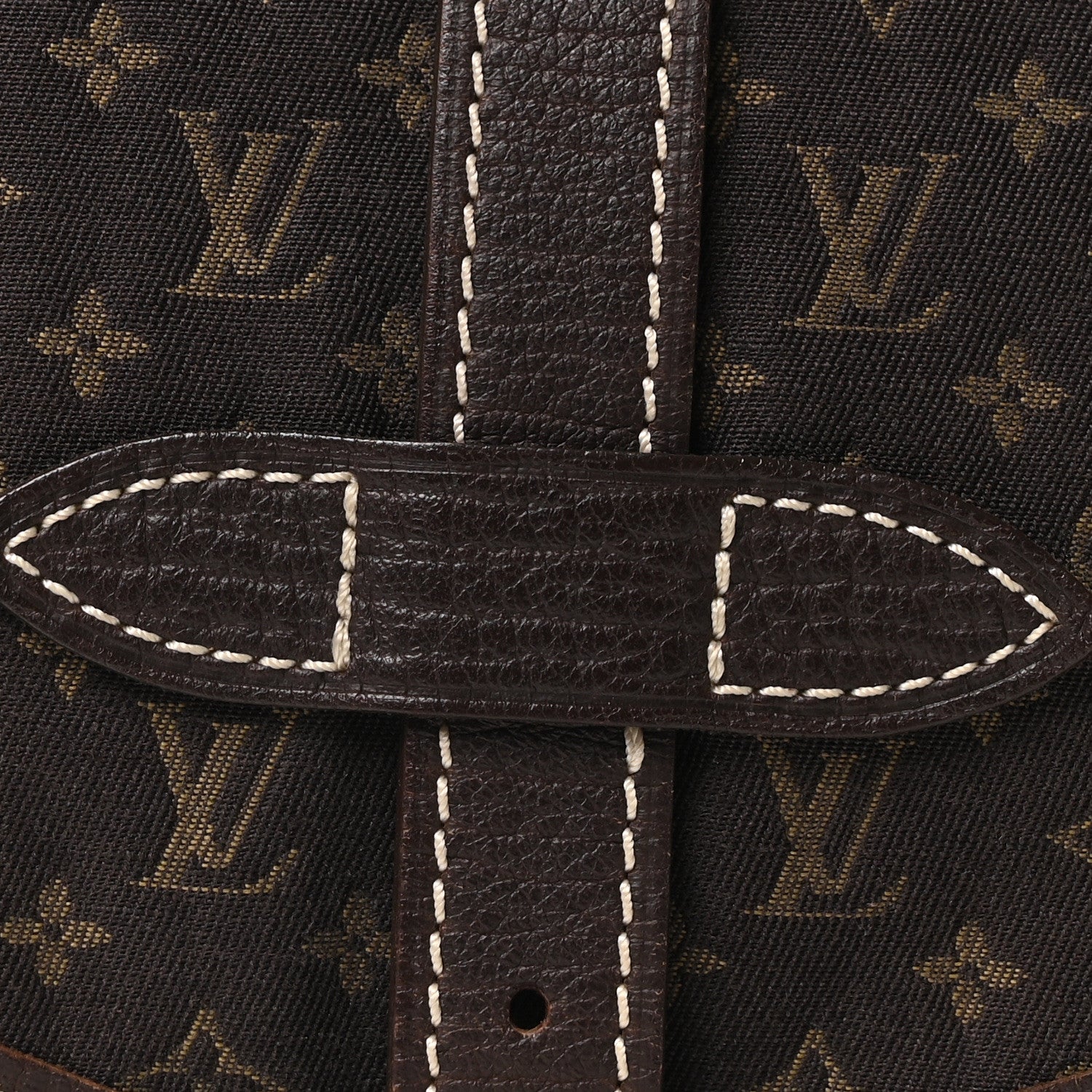 Louis Vuitton Monogram Mini Lin Saumur Ebene 7 of 9