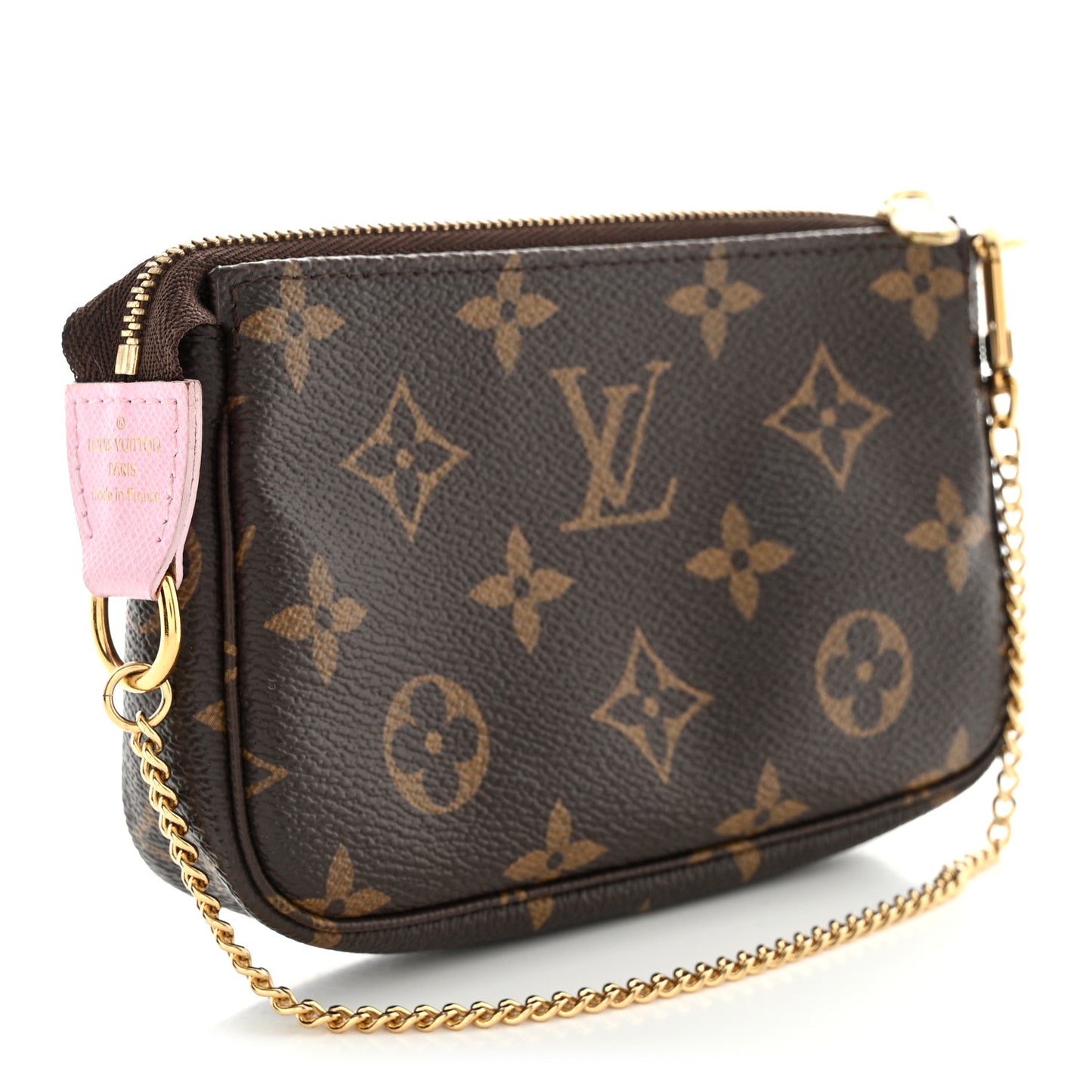 Monogram 2021 Christmas Animation Japanese Garden Mini Pochette Accessories Wisteria Pink