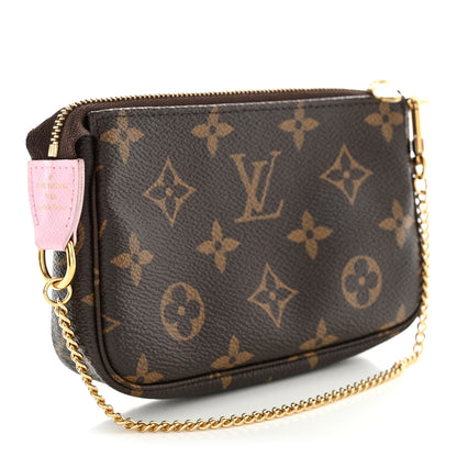 Louis Vuitton Monogram 2021 Christmas Animation Japanese Garden Mini Pochette Accessories Wisteria Pink 3 of 7