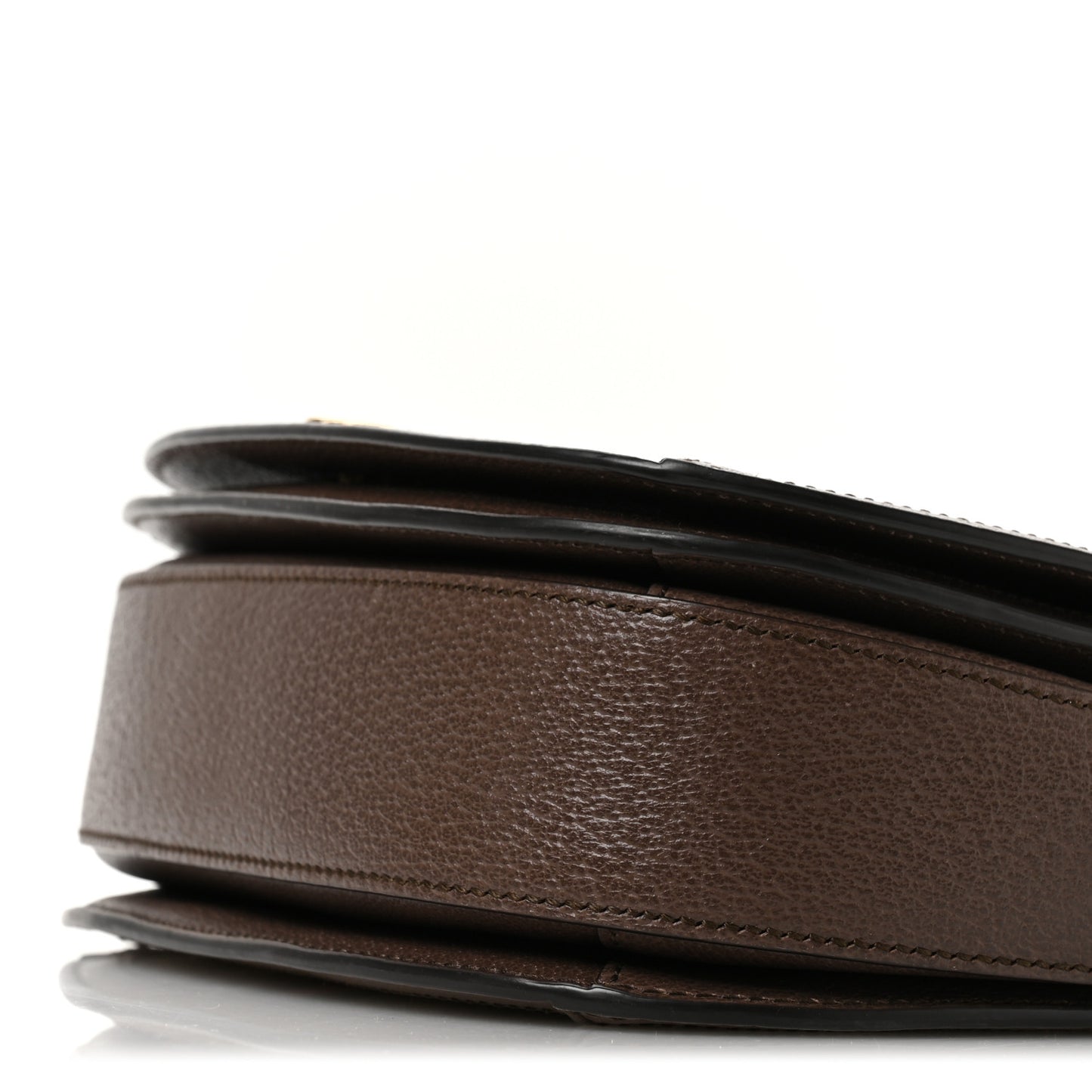 GG Supreme Monogram Web Small Ophidia Flap Messenger Bag Brown