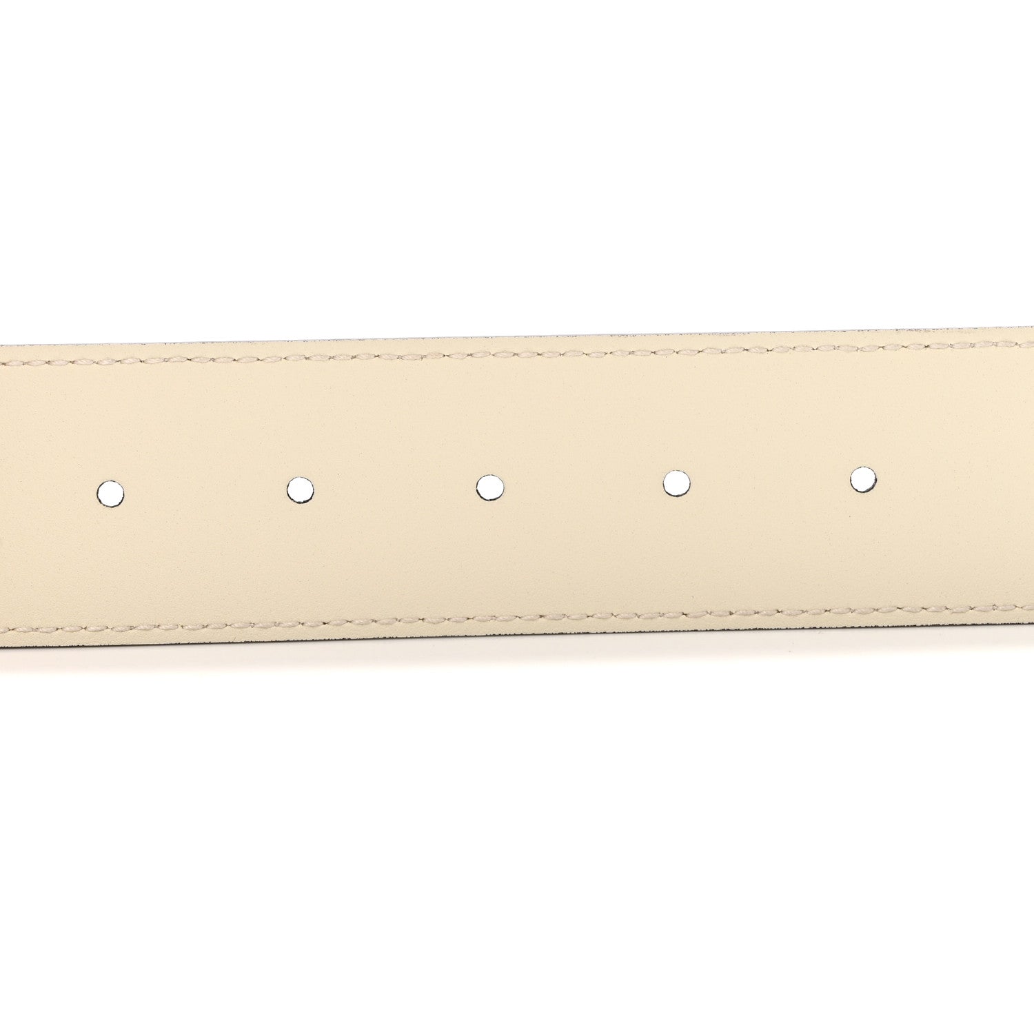 Gucci Calfskin Double G 40mm Belt 85 34 Mystic White 5 of 6