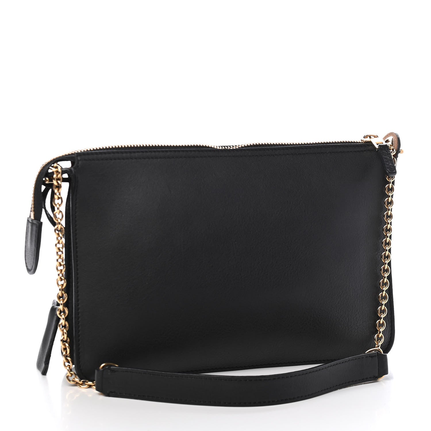 Celine Calfskin Envelope Shoulder Bag Black 4 of 14