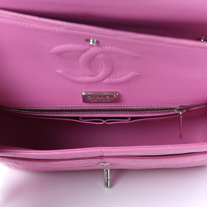 Chanel Matte Alligator Medium Double Flap Pink 5 of 10