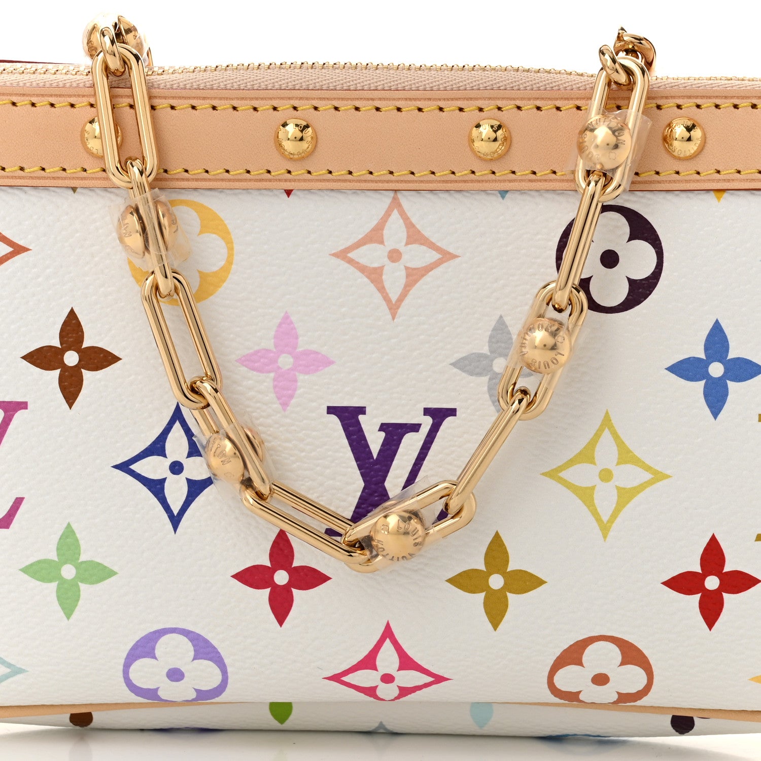 Louis Vuitton LV X TM Monogram Multicolor Pochette Accessories White 7 of 10