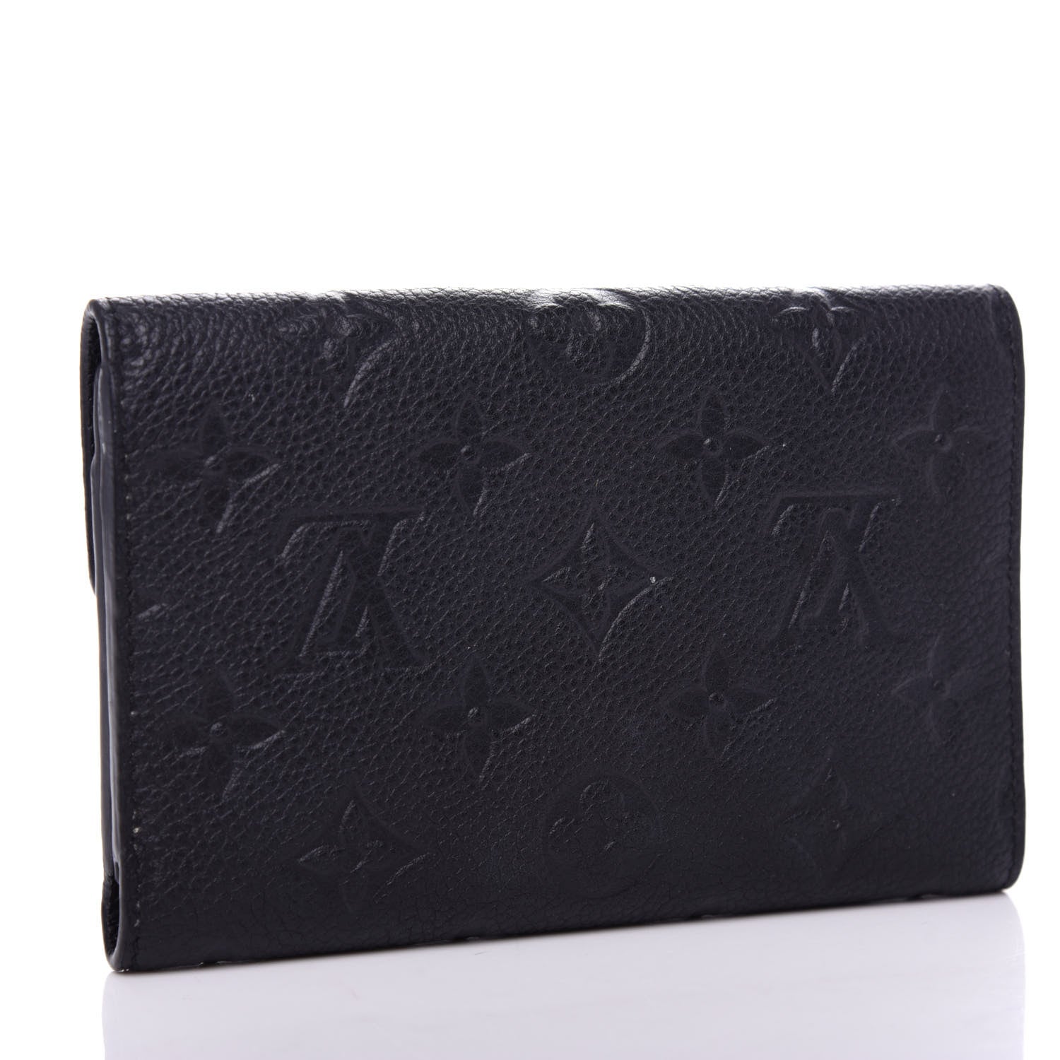 Louis Vuitton Empreinte Compact Curieuse Wallet Black 3 of 8