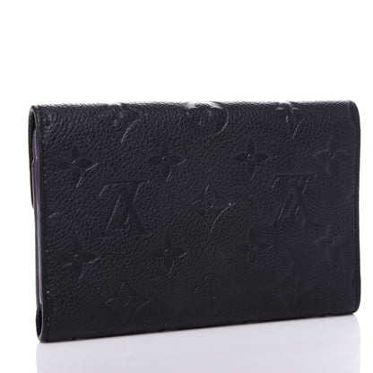 Louis Vuitton Empreinte Compact Curieuse Wallet Black 3 of 8