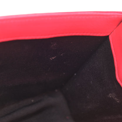 Saint Laurent Calfskin Classic Monogram Cassandre Clutch Lipstick Fuchsia 7 of 9