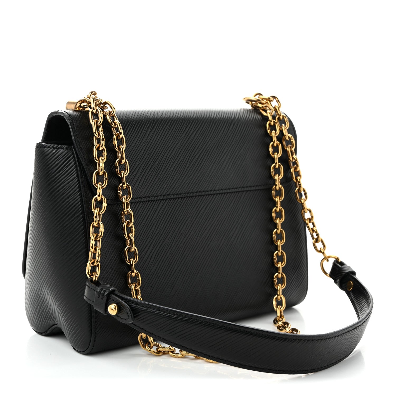 Louis Vuitton Epi Twist Shoulder Bag MM Black 4 of 10