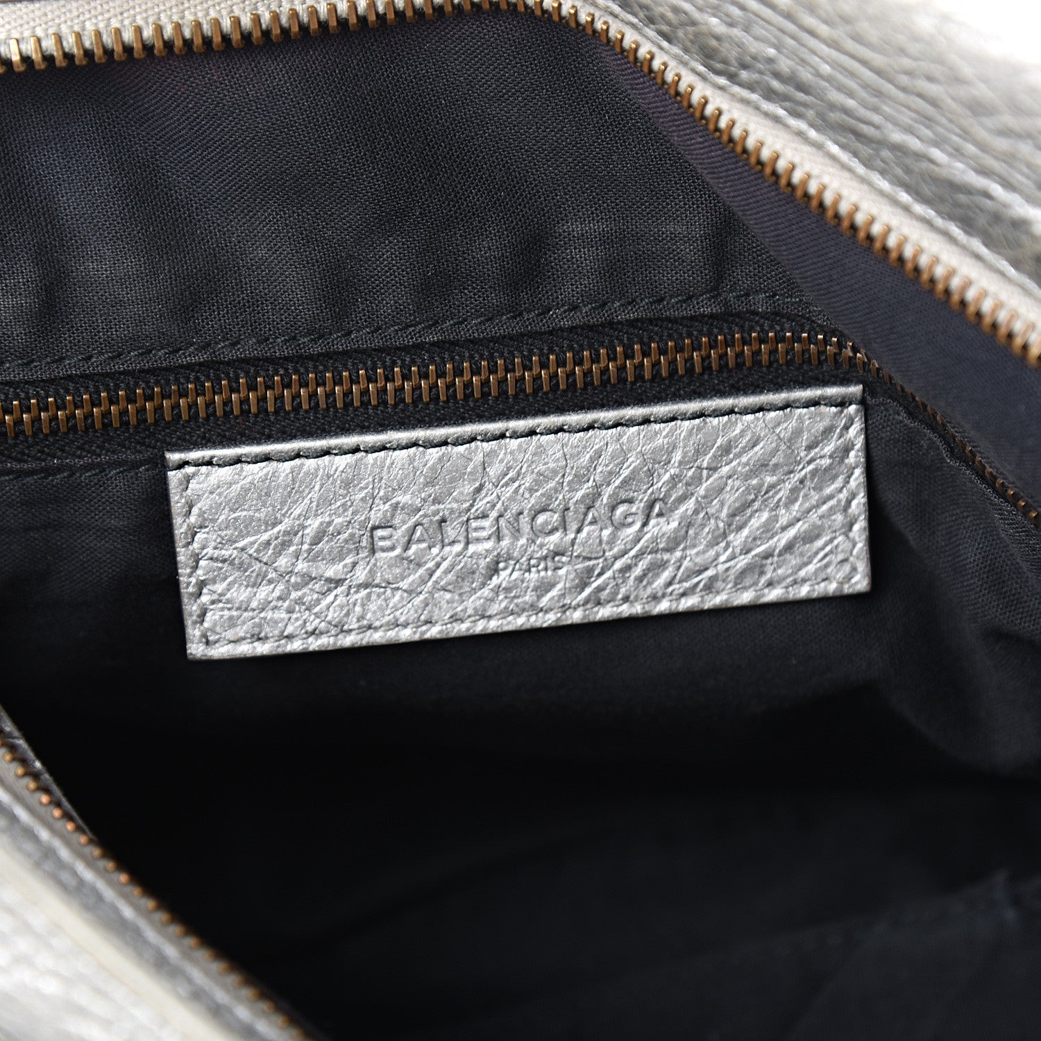 Balenciaga Metallic Agneau Classic Hardware Town Gris Aluminum 7 of 15