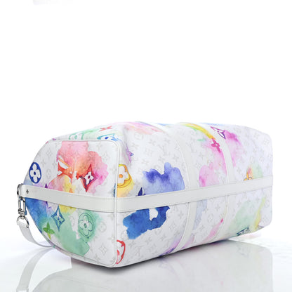 Louis Vuitton Monogram Watercolor Keepall Bandouliere 50 Multicolor 3 of 4
