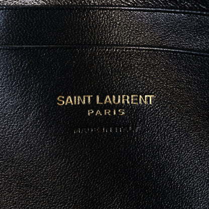 Saint Laurent Grain De Poudre Matelasse Monogram Mini Lou Camera Bag Blue Vert 5 of 12