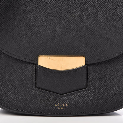 Celine Baby Grained Calfskin Small Trotteur Black 8 of 11