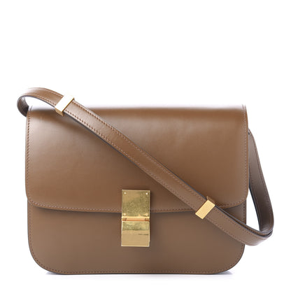 Celine Box Calfskin Medium Classic Box Flap Bag Camel 1 of 10